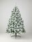 4 Ft Snow Flocked Artificial Christmas Tree with Hinged Branches and Metal Stand